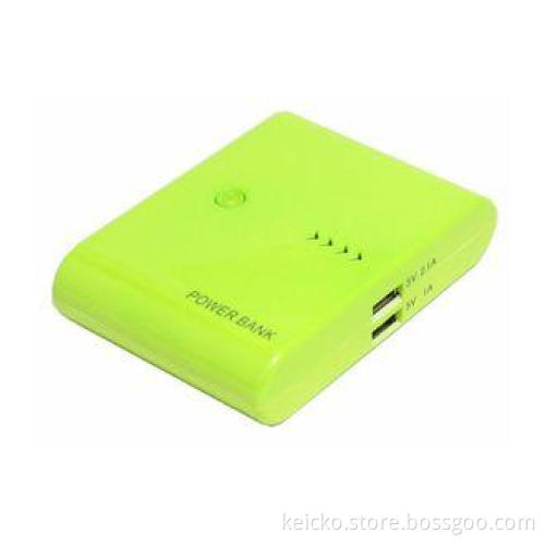 Yellow 8000mAh USB Portable Power Bank Universal Ipad / IPh